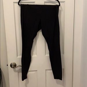 Black Align Pants 28” Lulu Lemon